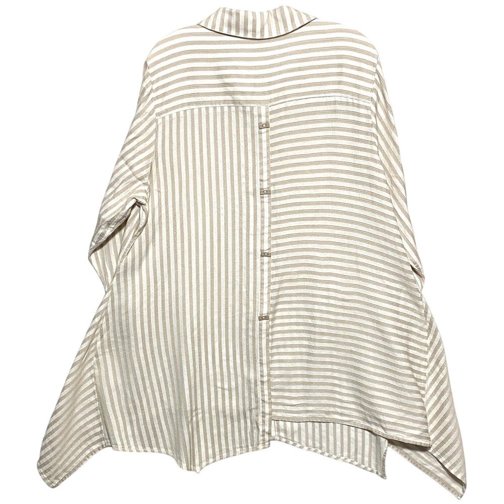 Soft Surroundings Standout Asymmetrical Tunic Top Womens Plus 1X Lagenlook Boho - Picture 2 of 8